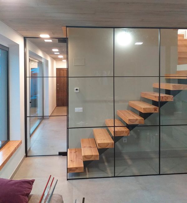 imagen de un cerramiento de cristal 